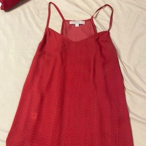 Loft red top sheer
